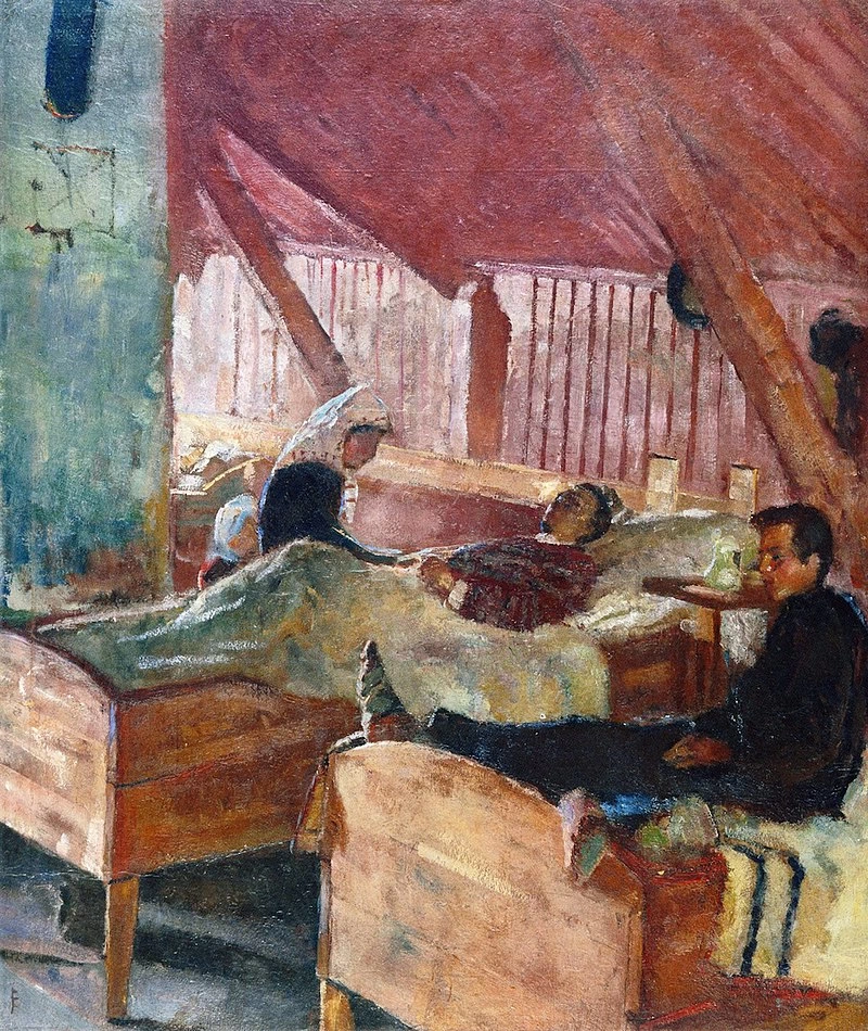 L'infermeria di Helgelandsmoen - 1884, Munch Museum